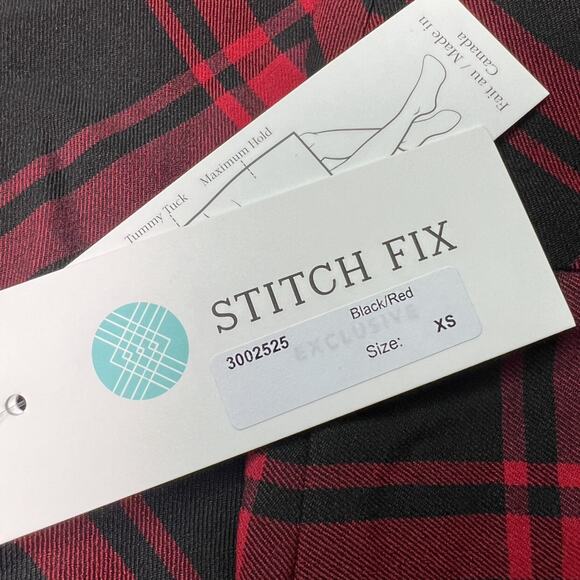 Stitch Fix Margaret M Red And Black Pencil Skirt - Picture 11 of 11